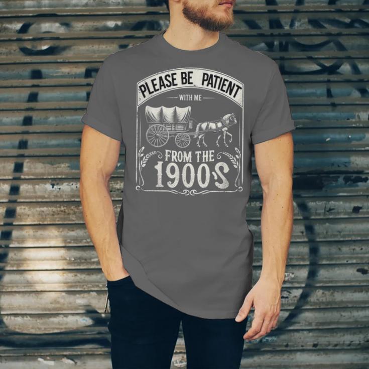 Please Be Patient With Me I'm From The 1900s Vintage Vibes Unisex Jersey T-Shirt