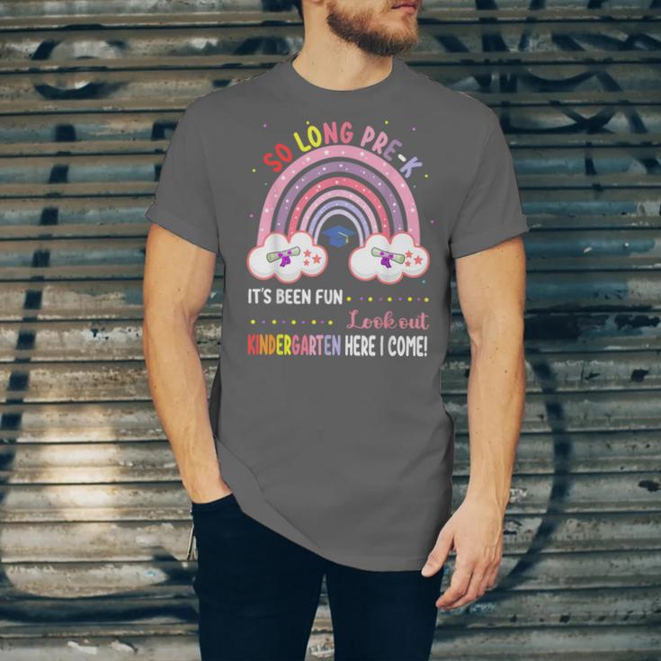 Pre k Graduation Class 2025 Graduate Pre-k Rainbow Girls Unisex Jersey T-Shirt