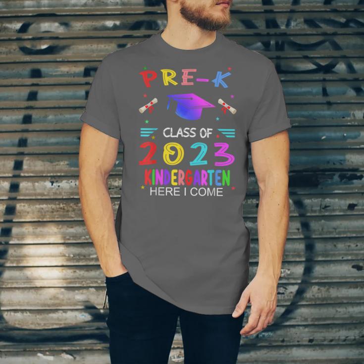 Pre-k Graduation Pre Kindergarten Class Of 2023 Boys Girls Unisex Jersey T-Shirt