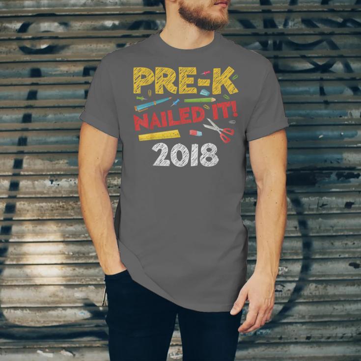 Pre-K Nailed It Class Of 2018 Graduation Unisex Jersey T-Shirt