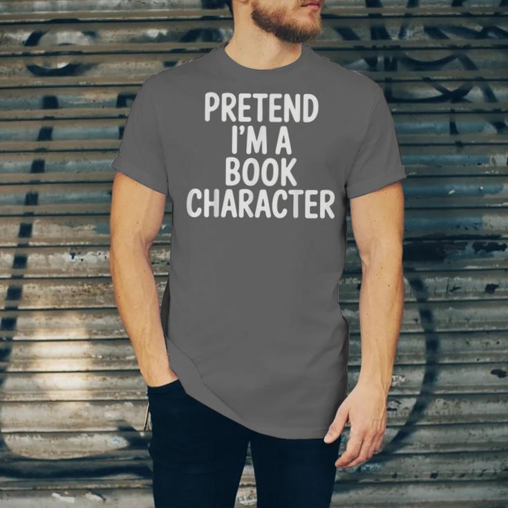 Pretend I'm A Book Character Costumes For Kids Halloween Unisex Jersey T-Shirt Pretend I'm A Book Character Costumes For Kids Halloween Unisex Jersey T-Shirt