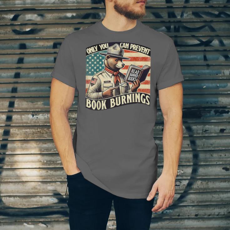 Only You Can Prevent Book Burnings Books Unisex Jersey T-Shirt Only You Can Prevent Book Burnings Books Unisex Jersey T-Shirt