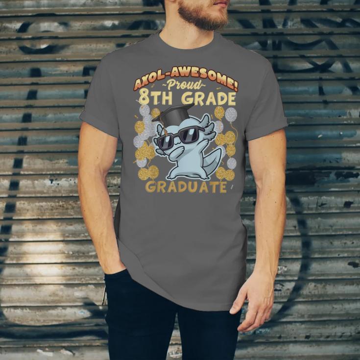 Proud 8th Grade Graduate Axolotl Graduation Eighth Unisex Jersey T-Shirt