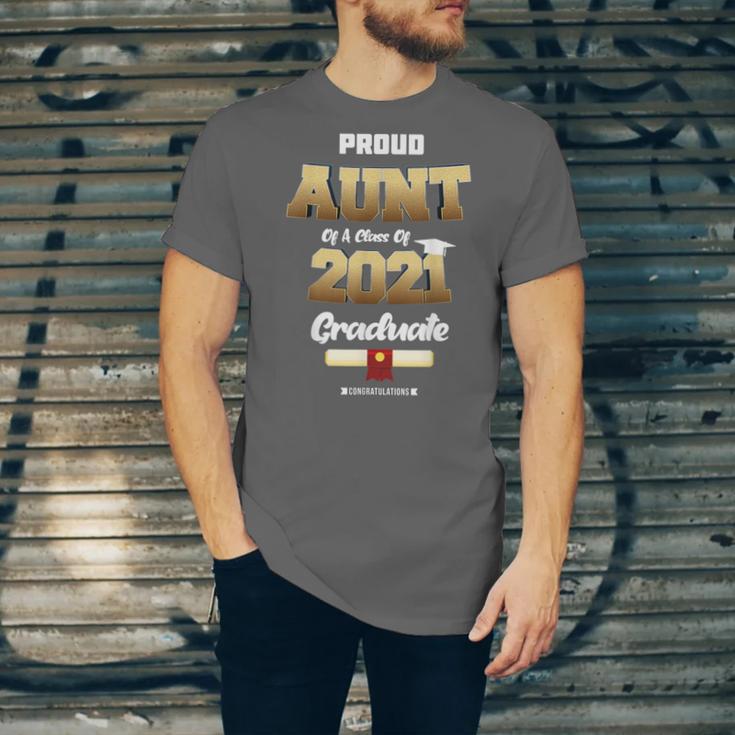 Proud Aunt Of Class Of 2021Shirt Class 2021 Graduation Unisex Jersey T-Shirt