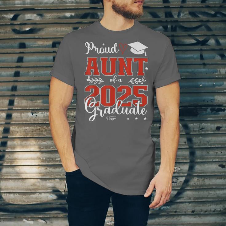 Proud Aunt Of a Class Of 2025 Graduate For Graduation Unisex Jersey T-Shirt