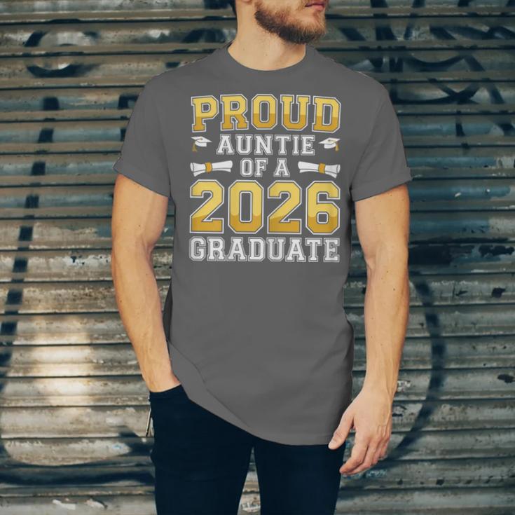 Proud Auntie Of A 2026 Graduate Shirt Class 2026 Graduation Unisex Jersey T-Shirt