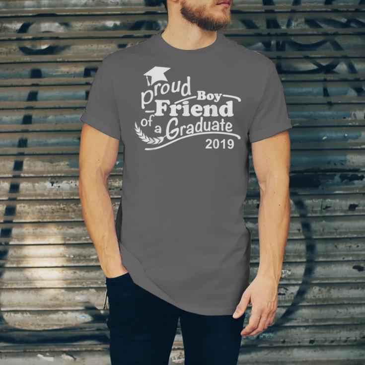 Proud Boyfriend Of A Graduate 2019 Family Graduation Shirts Unisex Jersey T-Shirt