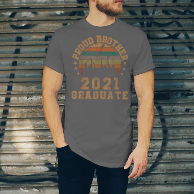 Proud Brother Of 2021 Graduate Senior 21 Vintage Graduation Unisex Jersey T-Shirt