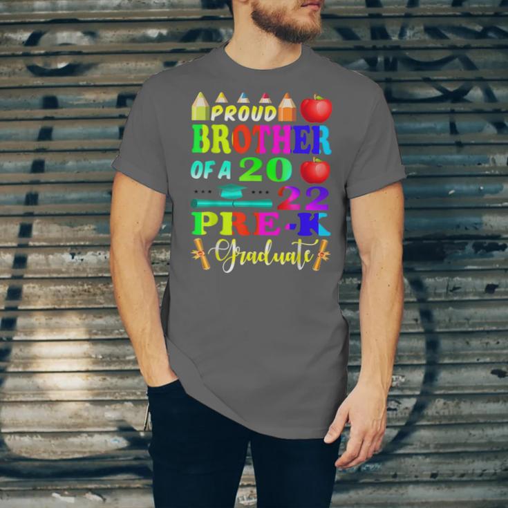 Proud Brother Of 2022 Pre K Graduate Graduation Unisex Jersey T-Shirt
