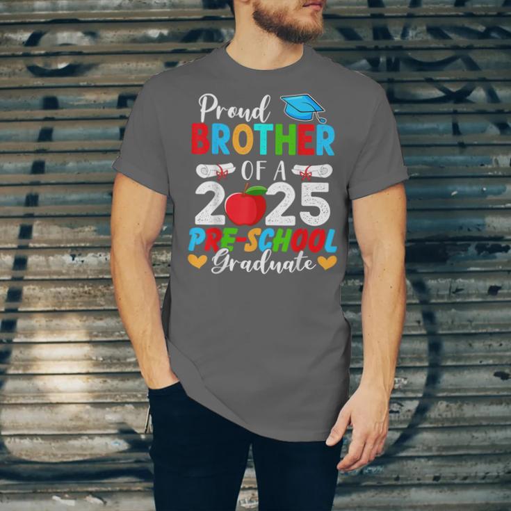 Proud Brother Of a 2025 Preschool Graduate Graduation Unisex Jersey T-Shirt