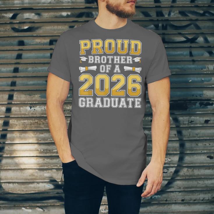 Proud Brother Of A 2026 Graduate Shirt Class 2026 Graduation Unisex Jersey T-Shirt