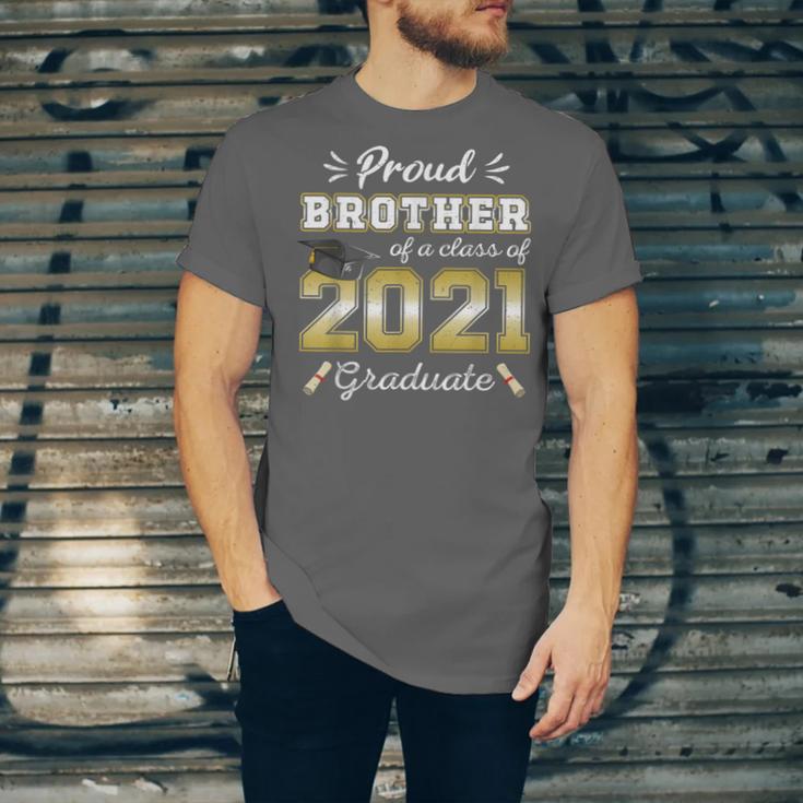 Proud Brother Class Of 2021 Graduate Senior 21 Graduation Unisex Jersey T-Shirt