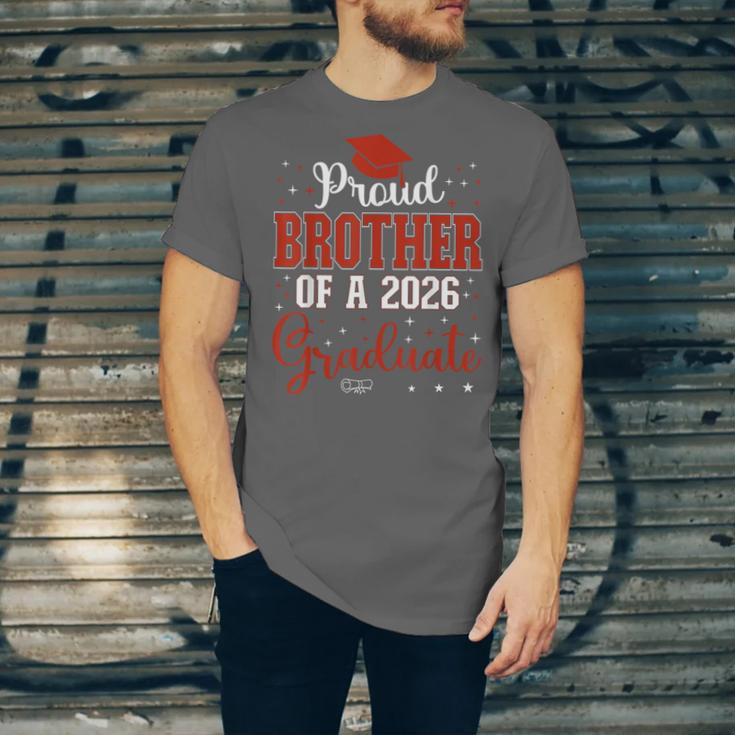 Proud Brother Of a Class Of 2026 Graduate For Graduation Unisex Jersey T-Shirt