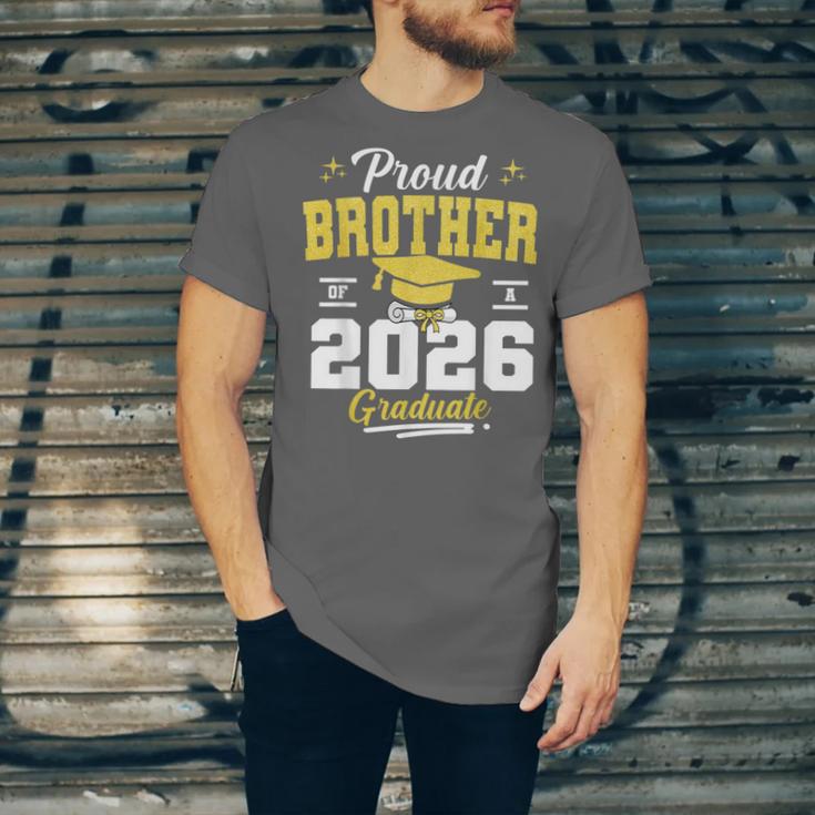 Proud Brother Of a Class Of 2026 Graduate Senior Graduation Unisex Jersey T-Shirt