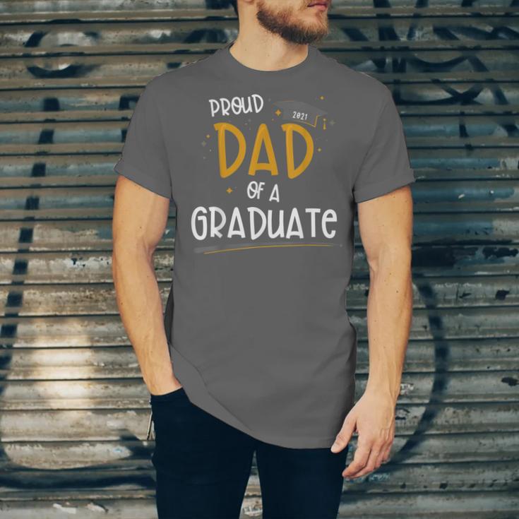 Proud Dad Of A Class Of 2021 Graduate Graduation Unisex Jersey T-Shirt