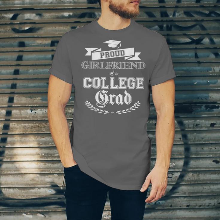 Proud Girlfriend Of College Grad 2019 Family Graduation Tee Unisex Jersey T-Shirt