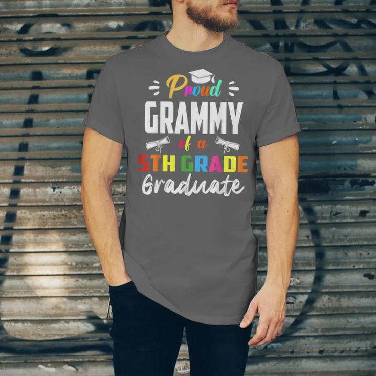 Proud GRAMMY Of A 5th Grade Graduate Graduation 2024 Senior Unisex Jersey T-Shirt