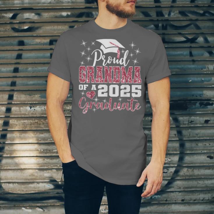Proud Grandma Of 2025 College Graduate Family Graduation Unisex Jersey T-Shirt