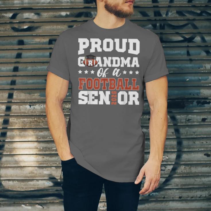 Proud Grandma Of a Football Senior 2026 Graduation Unisex Jersey T-Shirt