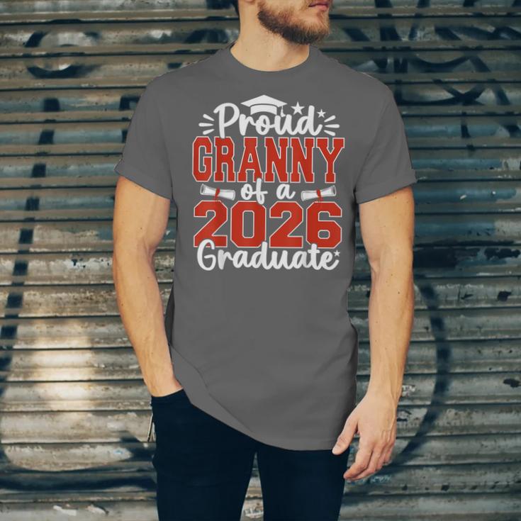 Proud Granny Of A Class Of 2026 Graduate Senior Graduation Unisex Jersey T-Shirt