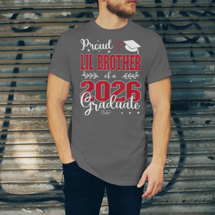 Proud Lil Brother Of a Class Of 2026 Graduate For Graduation Unisex Jersey T-Shirt