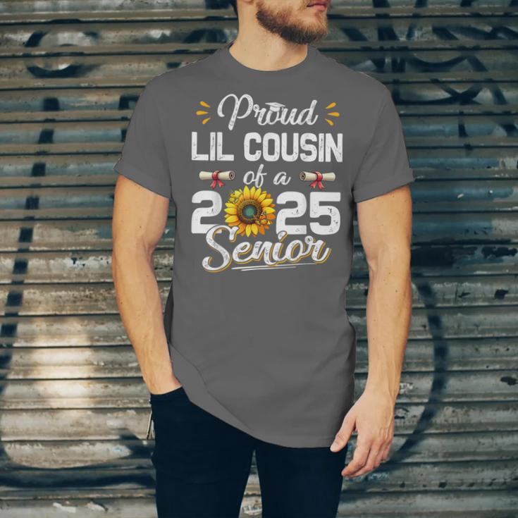 Proud Lil Cousin Of A Class Of 2025 Senior Graduation 2025 Unisex Jersey T-Shirt