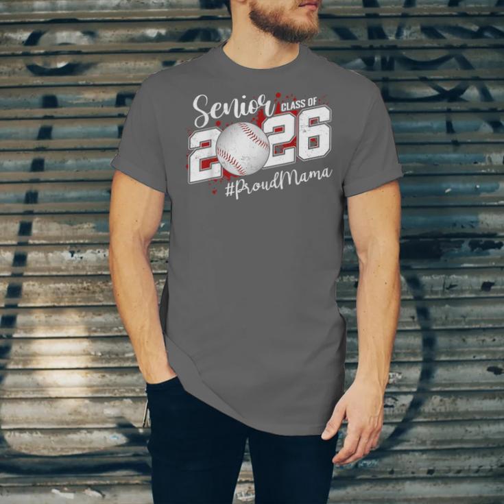 Proud Mama Of A 2026 Senior Baseball Graduation Mom Unisex Jersey T-Shirt