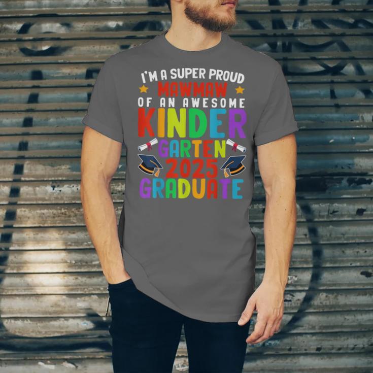 Proud MAWMAW Of Awesome Kindergarten Pre-K Graduation 2025 Unisex Jersey T-Shirt