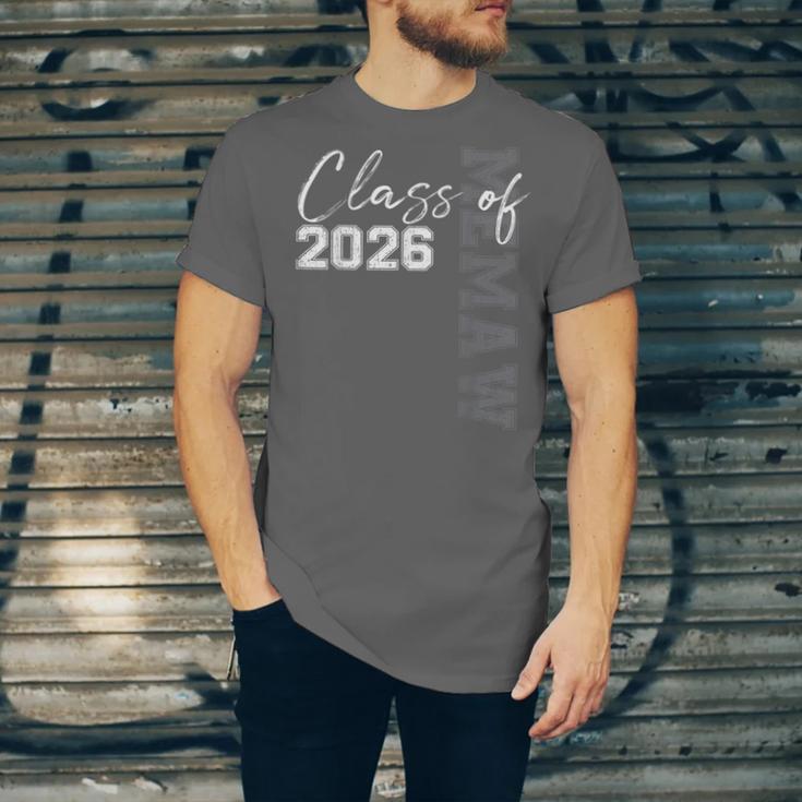 Proud Memaw Of A Class Of 2026 Graduate Senior 26 Graduation Unisex Jersey T-Shirt