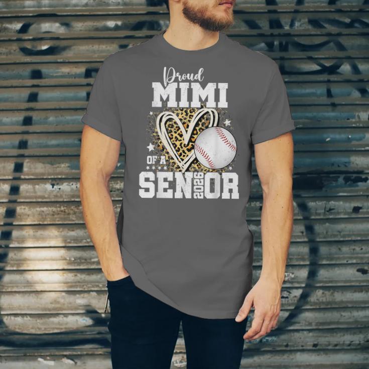 Proud Mimi Of A 2026 Senior Baseball Graduation Leopard Unisex Jersey T-Shirt