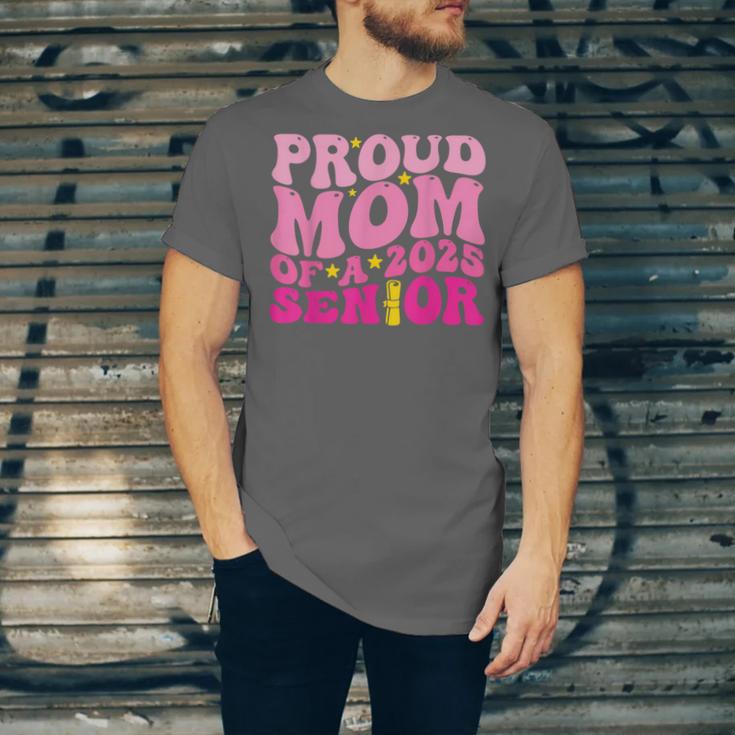 Proud Mom Of a 2025 Graduate Class Senior Graduation Mother Unisex Jersey T-Shirt