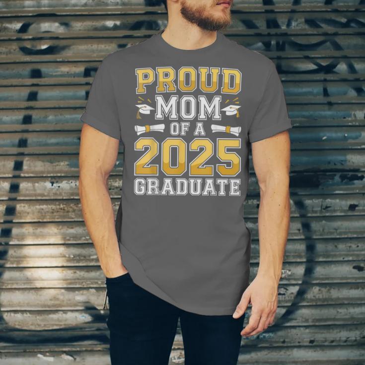 Proud Mom Of A 2025 Graduate Shirt Class Of 2025 Graduation Unisex Jersey T-Shirt