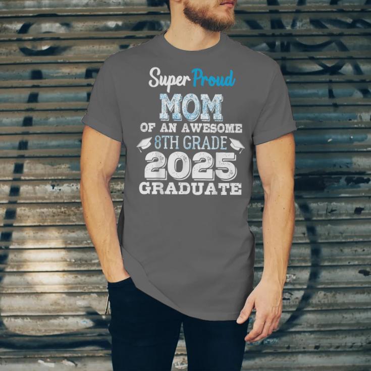 Proud MOM Of A 8th Grade Graduate 2025 Elementary Graduation Unisex Jersey T-Shirt