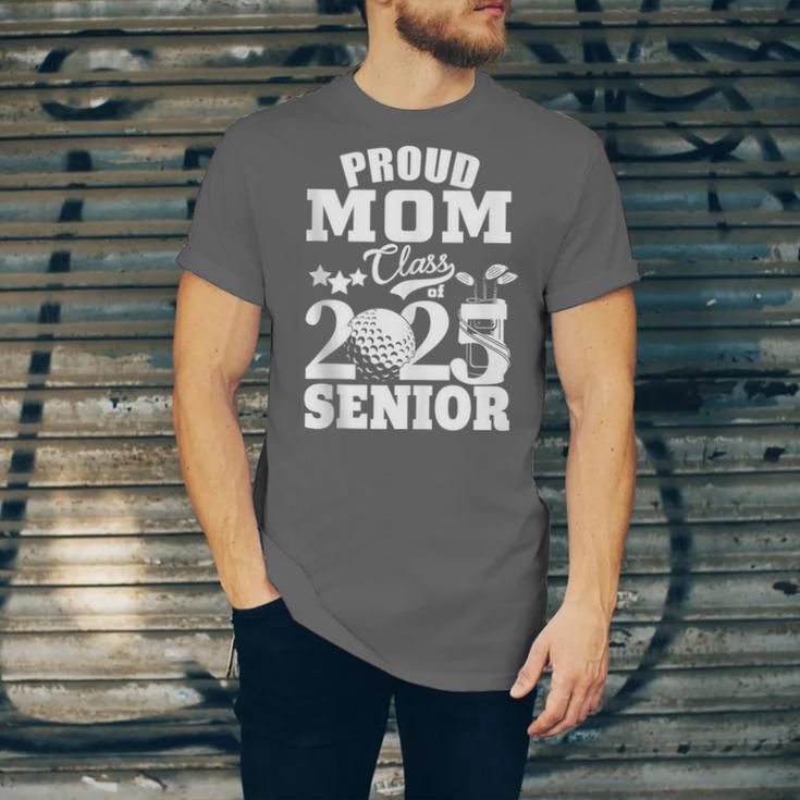 Proud Mom Class Of 2025 Graduation Senior Golf Player Mom Unisex Jersey T-Shirt