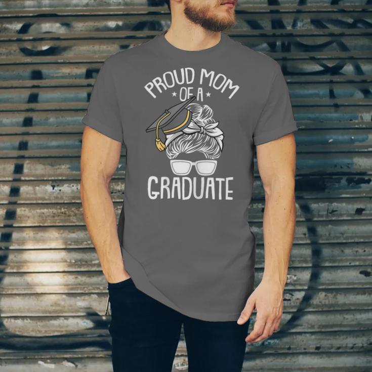 Proud Mom Of A Graduate Graduation Mama Mother Unisex Jersey T-Shirt