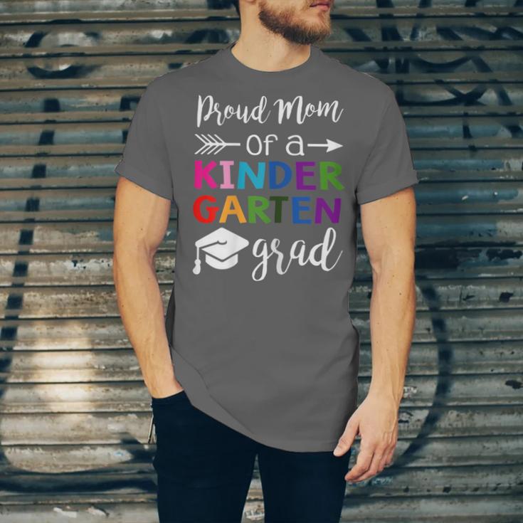 Proud Mom Of A Kindergarten Grad Shirt Graduation Unisex Jersey T-Shirt