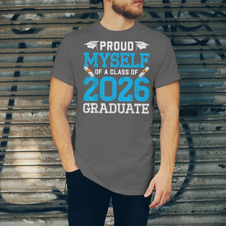 Proud Myself Of A Class Of 2026 Graduate Senior Graduation Unisex Jersey T-Shirt
