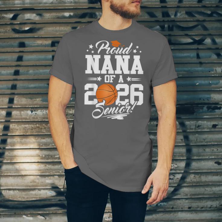 Proud Nana Of A 2026 Senior Basketball Graduation Unisex Jersey T-Shirt