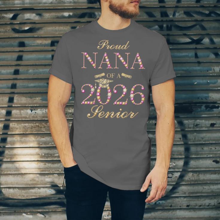 Proud Nana Of A 2026 Senior Graduate Graduation Unisex Jersey T-Shirt