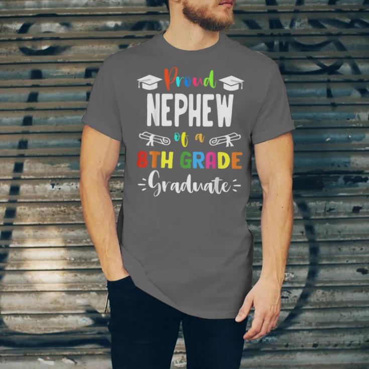 Proud NEPHEW Of A 8th Grade Graduate Graduation 2024 Class Unisex Jersey T-Shirt