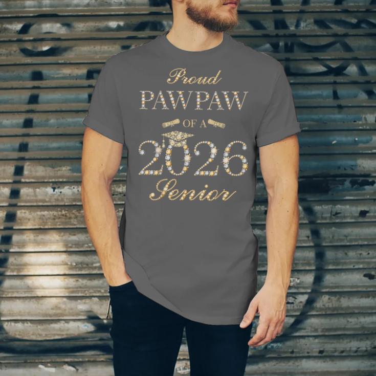 Proud Pawpaw Of A 2026 Senior Graduate Graduation Unisex Jersey T-Shirt
