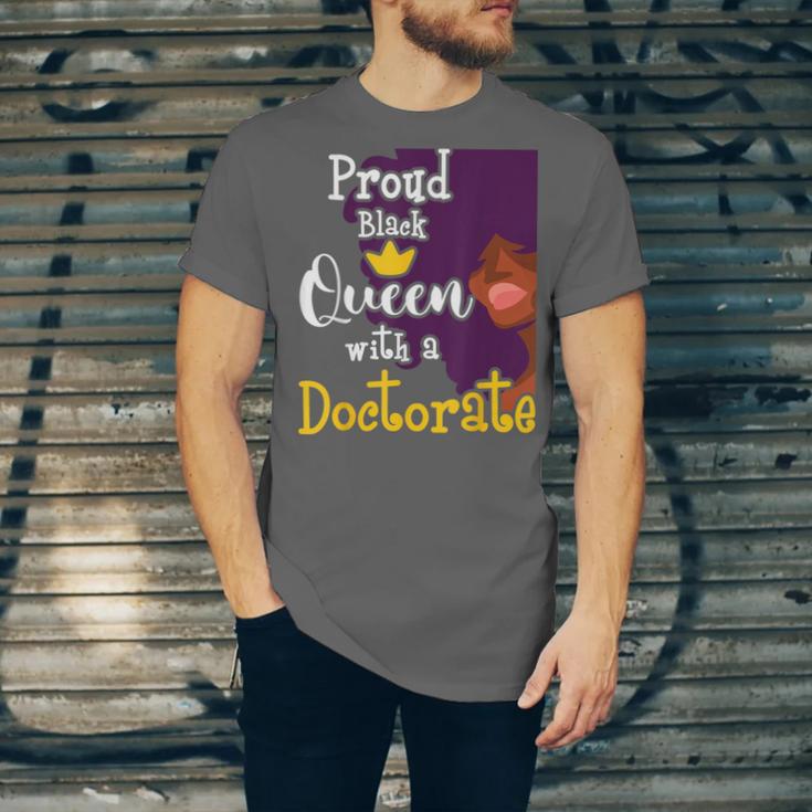 Proud Queen PhD Graduate PhD Graduation Doctorate Unisex Jersey T-Shirt