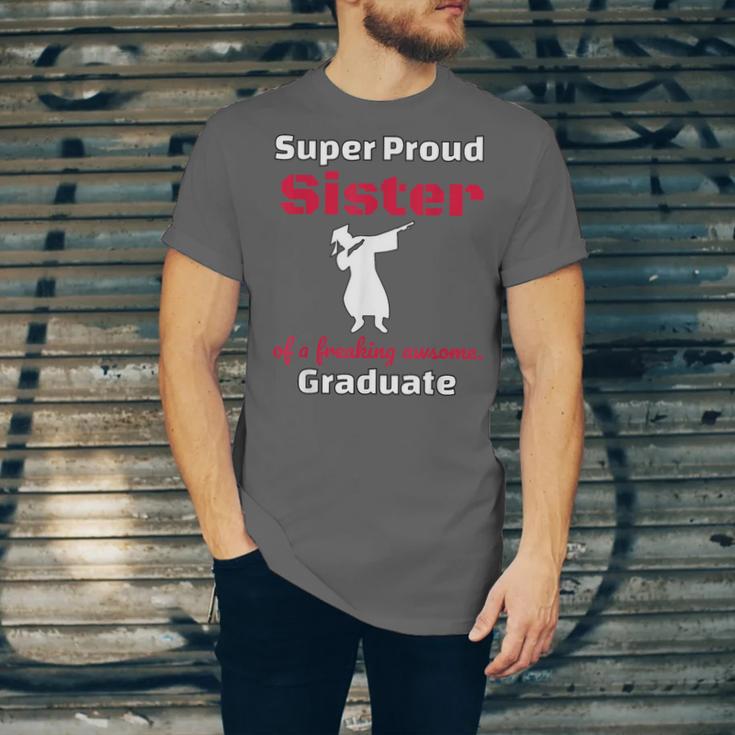 Proud Sister Of 2018 Graduate Dabbing Graduation Unisex Jersey T-Shirt
