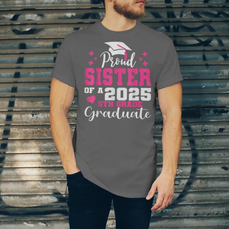 Proud Sister Of 5th Grade Graduate 2025 Family Graduation Unisex Jersey T-Shirt