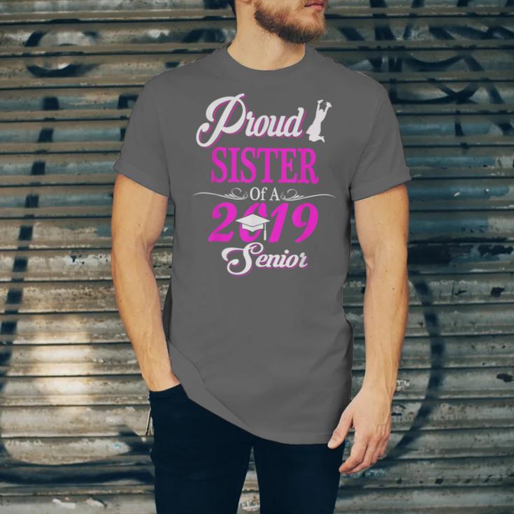 Proud SISTER Of A Class 2019 Senior Tshirt Graduation Unisex Jersey T-Shirt