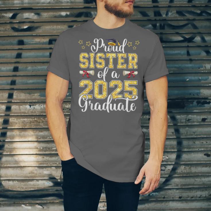 Proud Sister Of A Class Of 2025 Graduate Senior Graduation Unisex Jersey T-Shirt