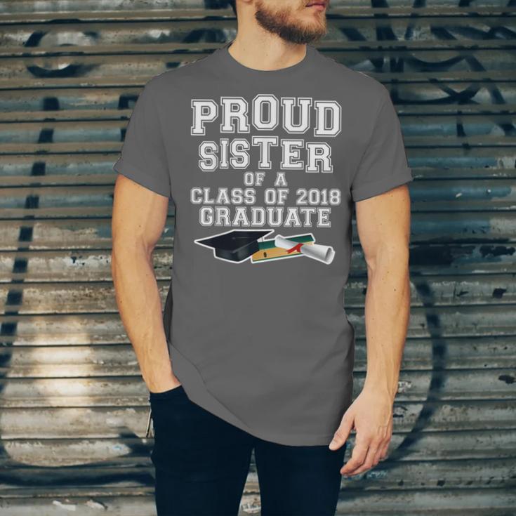 Proud Sister Of A Grad Class Of 2018 Graduation Apparel Unisex Jersey T-Shirt