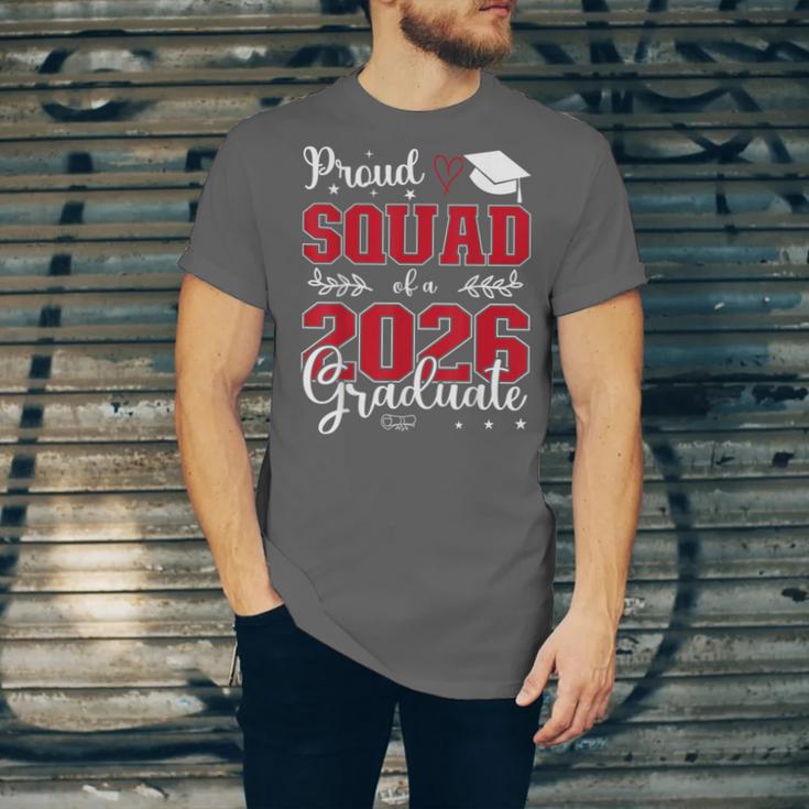 Proud Squad Of a Class Of 2026 Graduate For Graduation Unisex Jersey T-Shirt