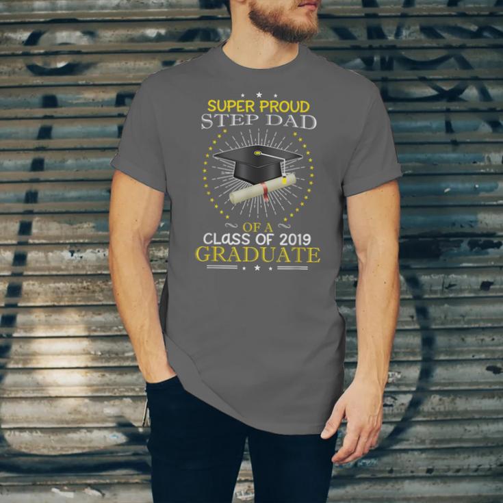 Proud Step Dad The Class Of 2019 Graduate Graduation Shirt Unisex Jersey T-Shirt