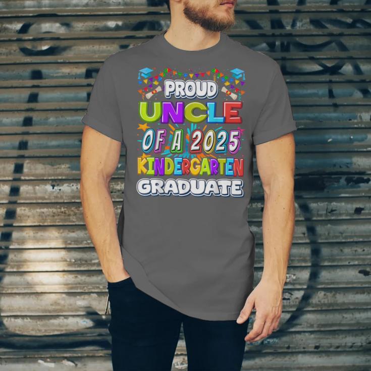 Proud UNCLE Of a 2025 Kindergarten Graduate Graduation Unisex Jersey T-Shirt